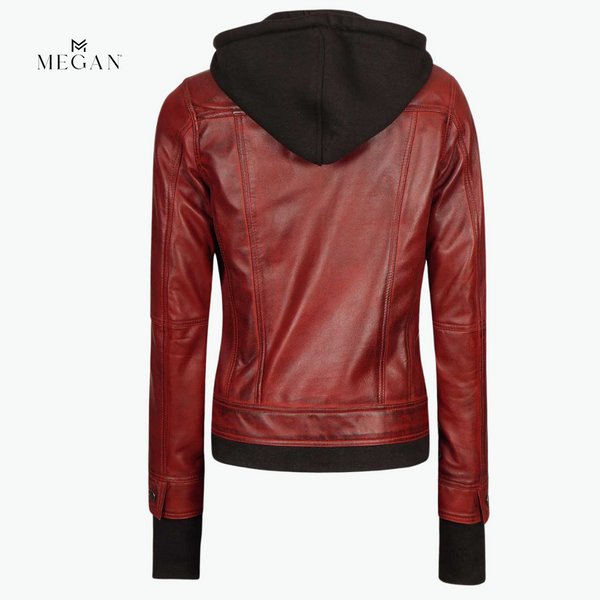 CHAQUETA CCM-38 CON CAPUCHA ROJO