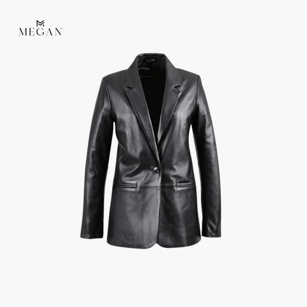 BLAZERS DE CUERO - SCM-12 - NEGRO