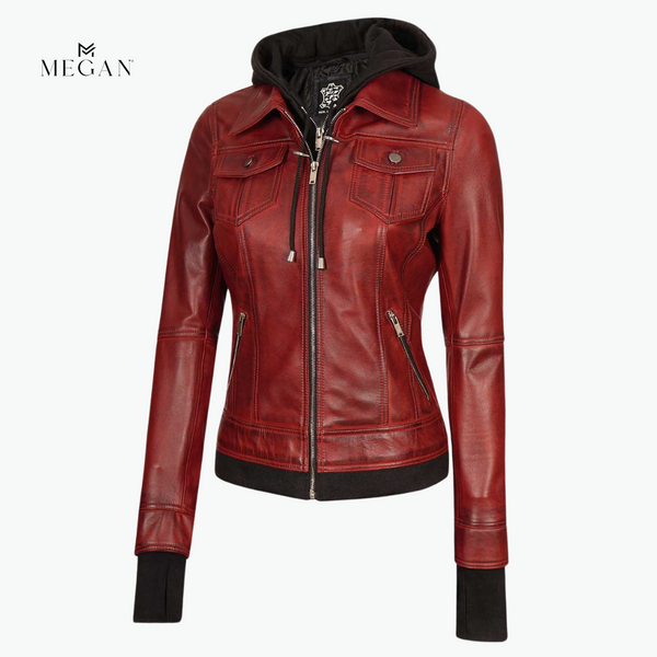 CHAQUETA CCM-38 CON CAPUCHA ROJO