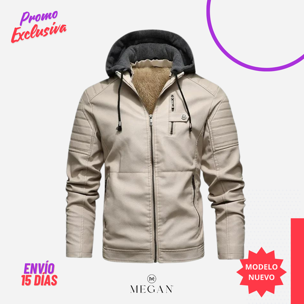 ¡PROMO EXCLUSIVA! 💥- CHAQUETA CCH-75 CON CAPUCHA BEIGE