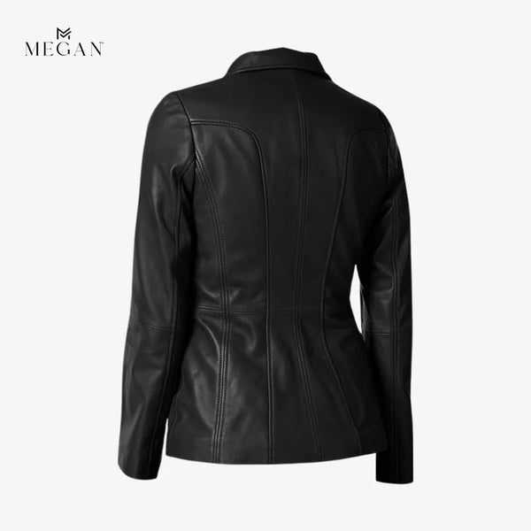 BLAZERS DE CUERO - SCM-06 - NEGRO