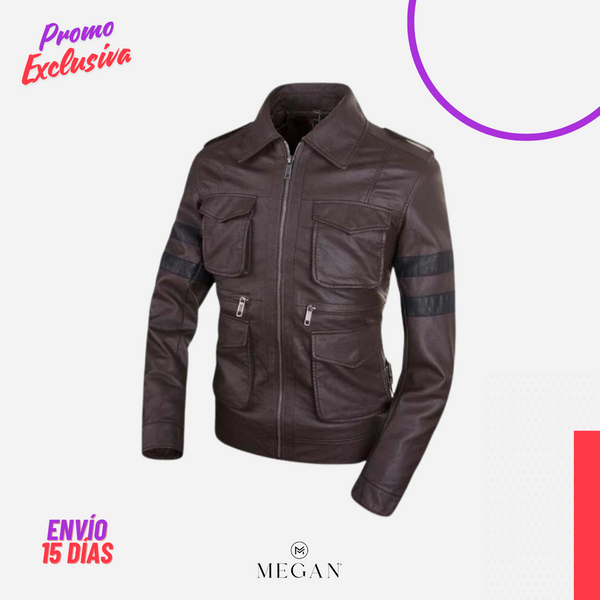 ¡PROMO EXCLUSIVA! 💥- CHAQUETA CCH-39 - RESIDEN EVIL - MARRON