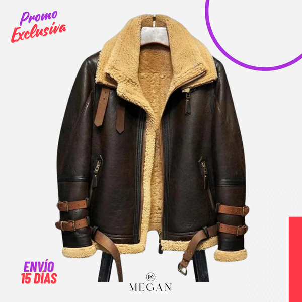 ¡PROMO EXCLUSIVA! 💥- CHAQUETA CCH-58 B3 AVIADOR BOMBARDERO MARRÓN