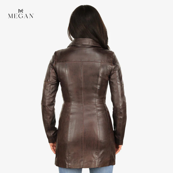 BLAZERS DE CUERO - SCM-05 - CHOCOLATE