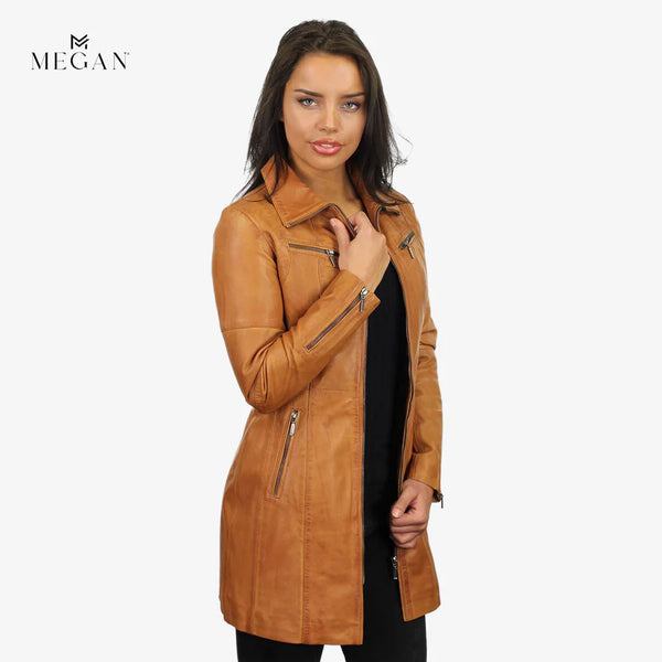 BLAZERS DE CUERO - SCM-05 - CAMEL