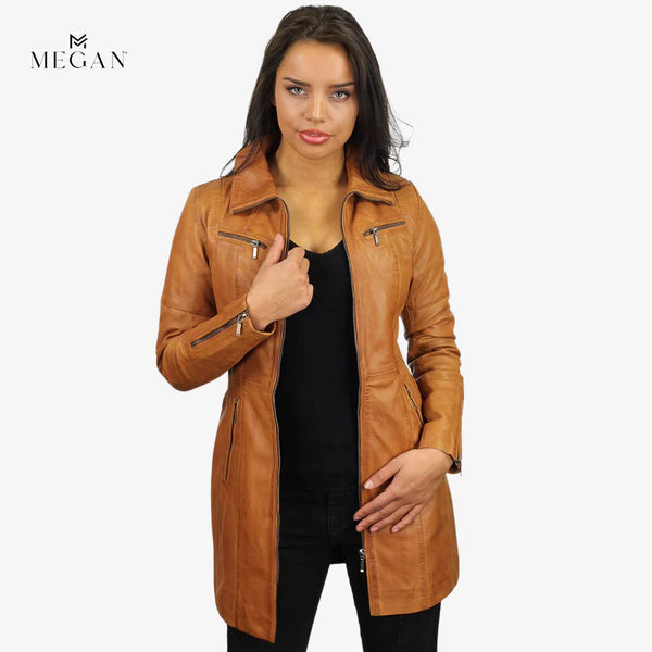 BLAZERS DE CUERO - SCM-05 - CAMEL