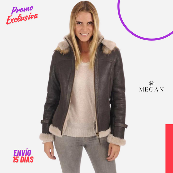 ¡PROMO EXCLUSIVA! 💥- CHAQUETA CCM-33 PELUCHE MARRÓN